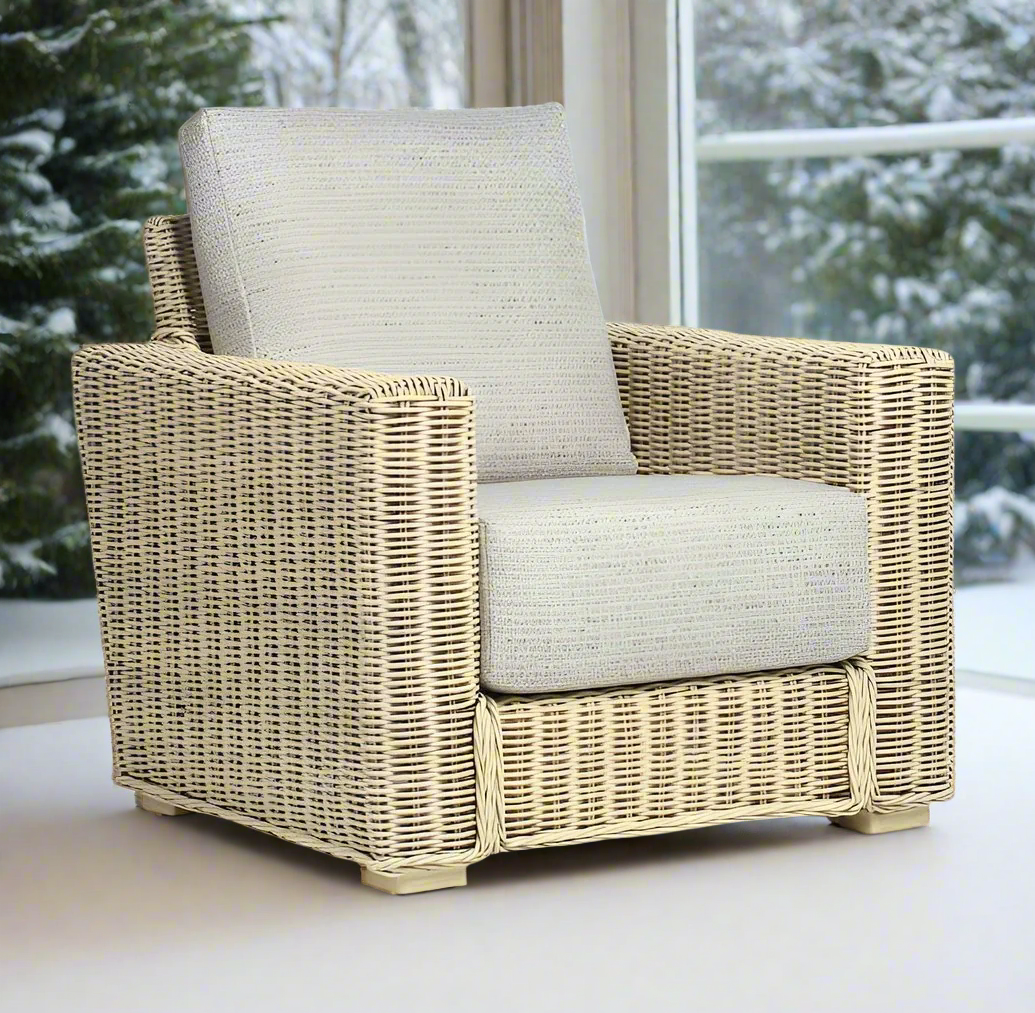Cane and Wicker Conservatory Chair