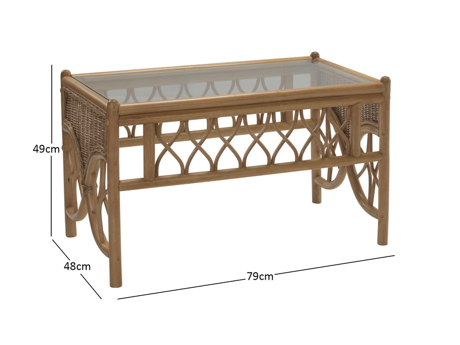 Cane Conservatory Coffee Table