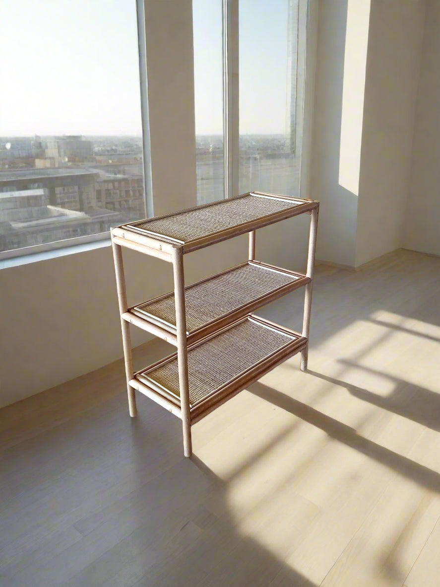 Cane Conservatory Shelf Unit