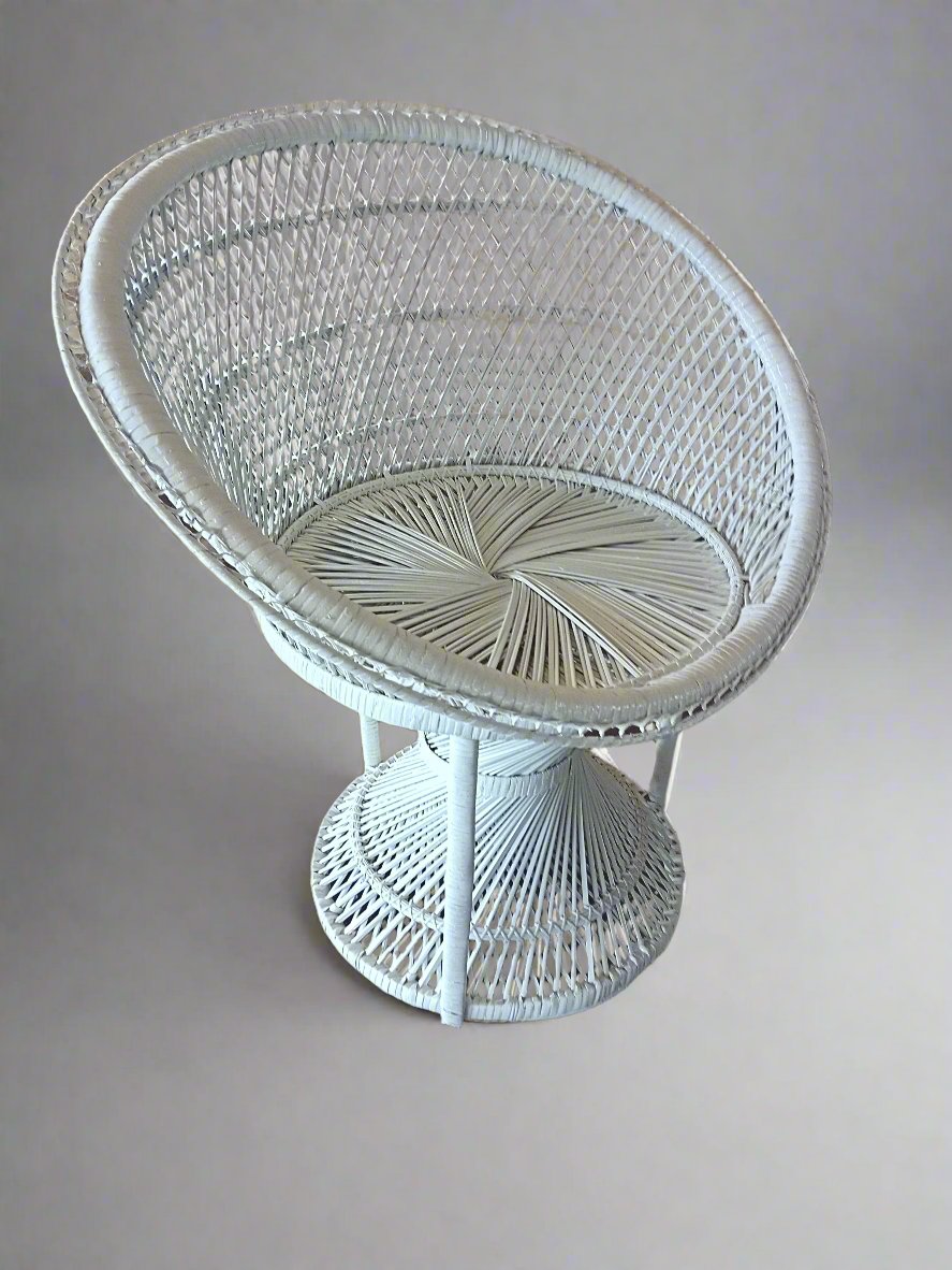 White Saucer Chair