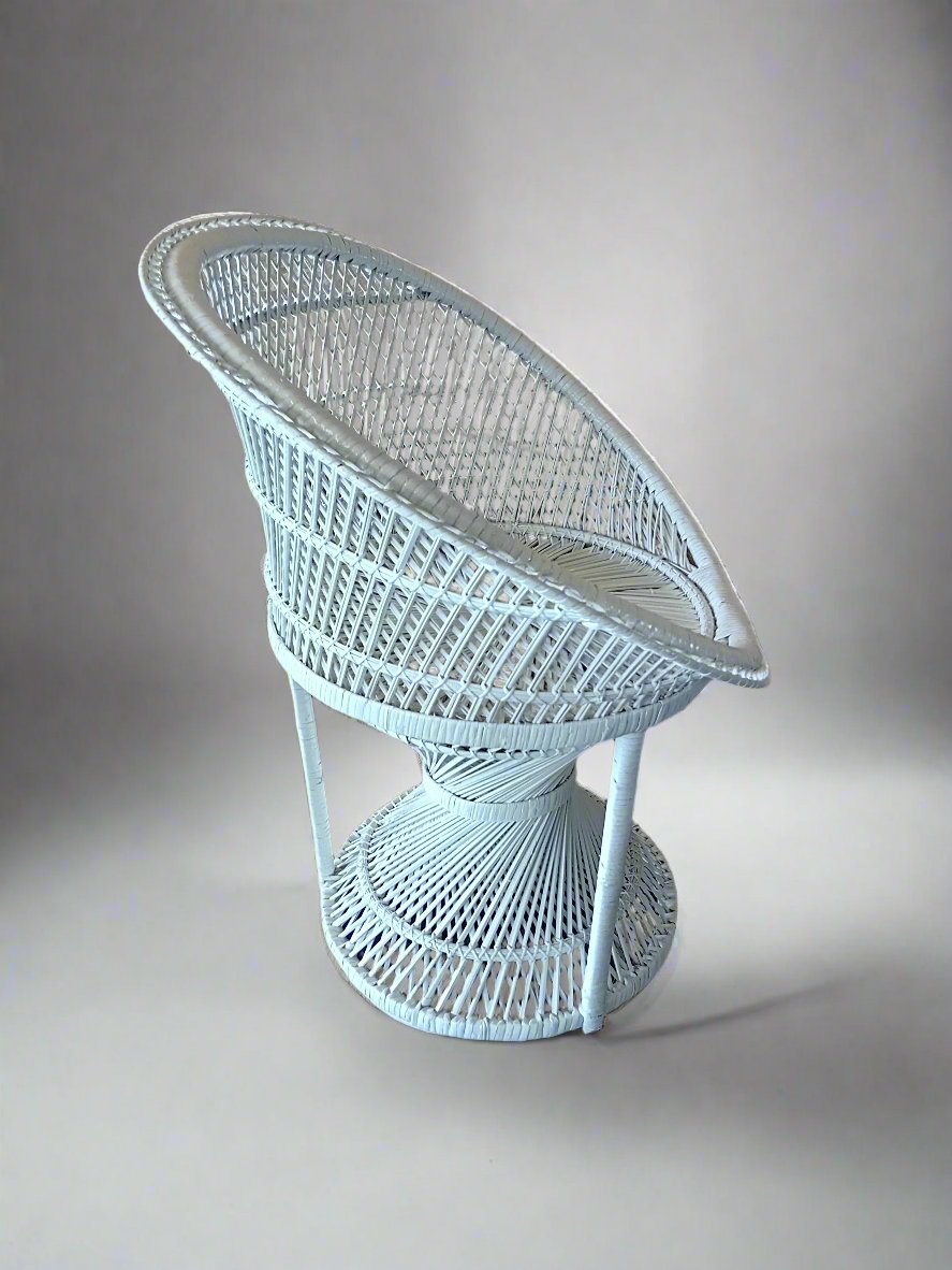 White Saucer Chair