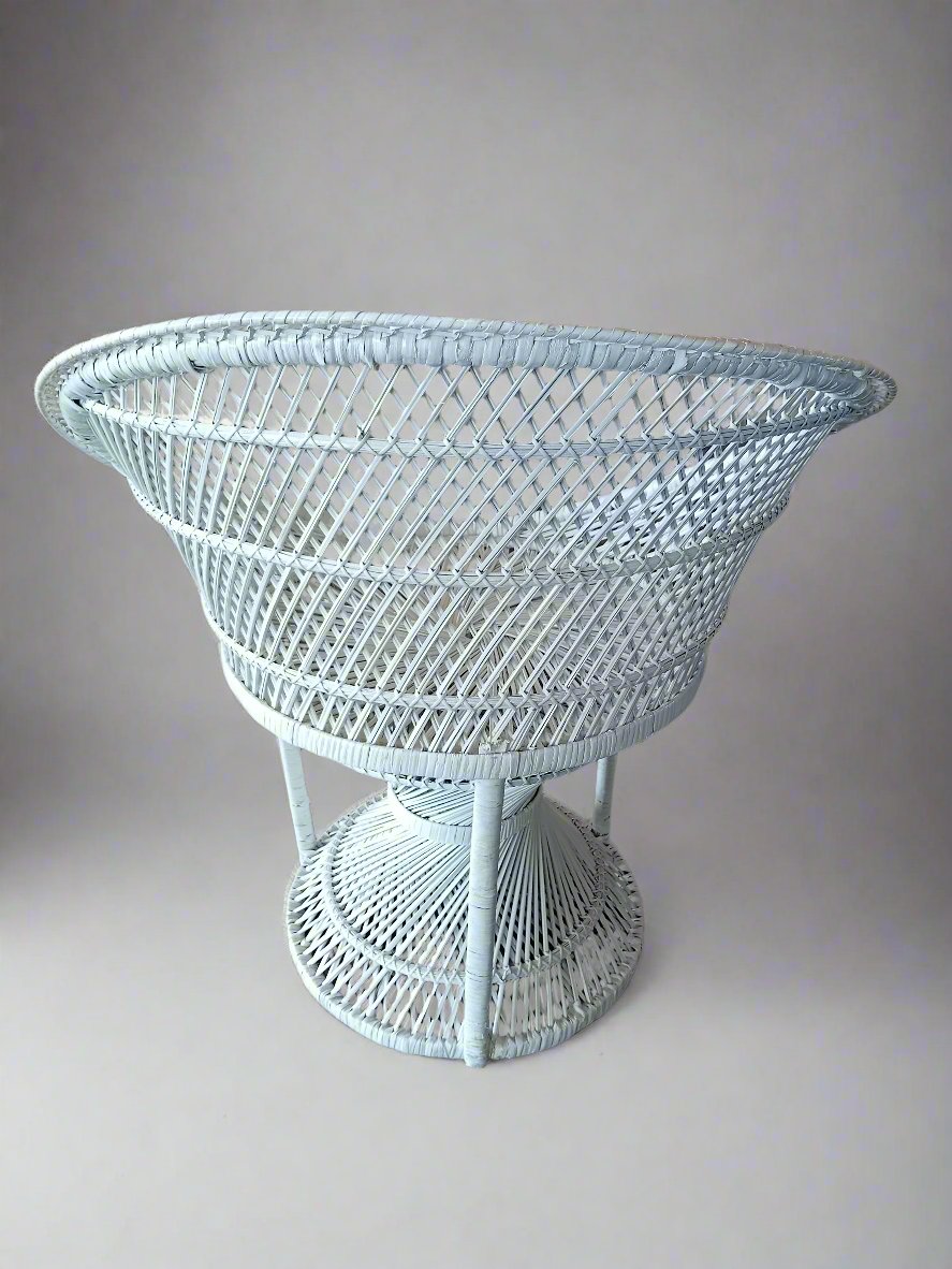 White Saucer Chair