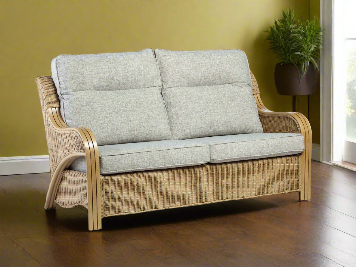 3 Seater Cane Conservatory Sofa