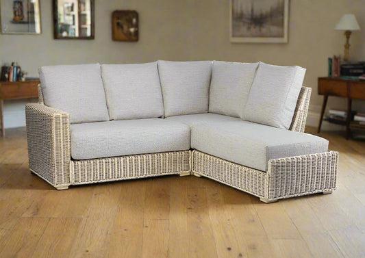 Cane Conservatory Corner Sofa
