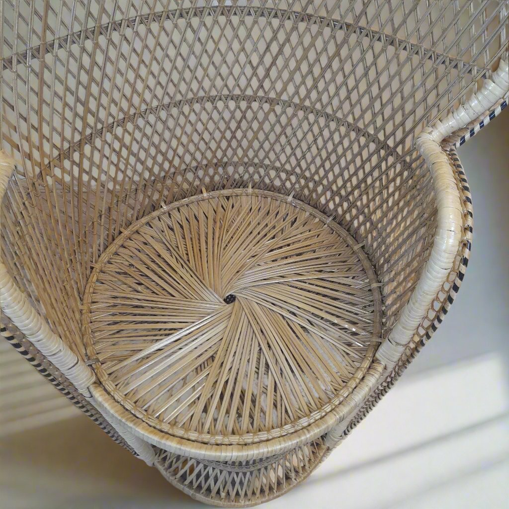 Wicker/Rattan Conservatory Princess Chair seat.