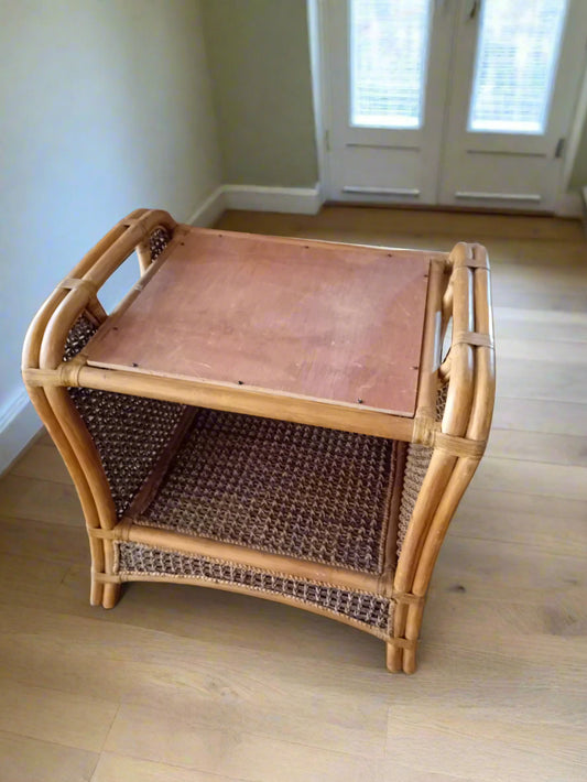 Cane and Wicker TV unit.